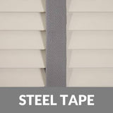 25mm Elementi Wood Venetian Blind With Tapes Polar