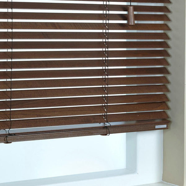 25mm Elementi Wood Venetian Blind Auburn
