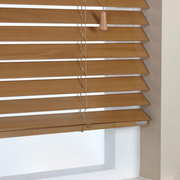 50mm Elementi Wood Venetian Blind Honey