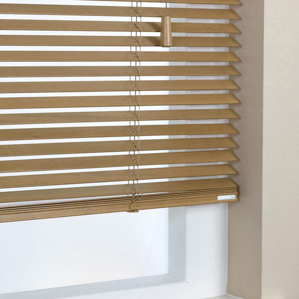 25mm Elementi Wood Venetian Blind Tawny