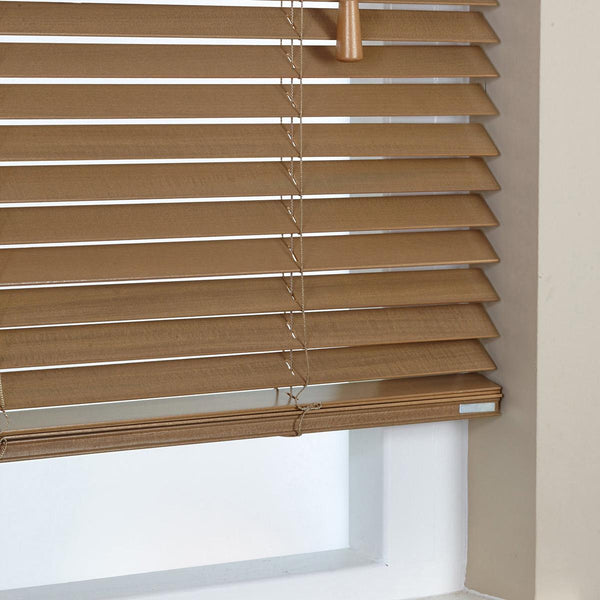 35mm Elementi Wood Venetian Blind Tawny