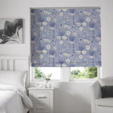 Bergen Roman Blind Blue