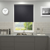 Kensington Plain Roller Blind Noir
