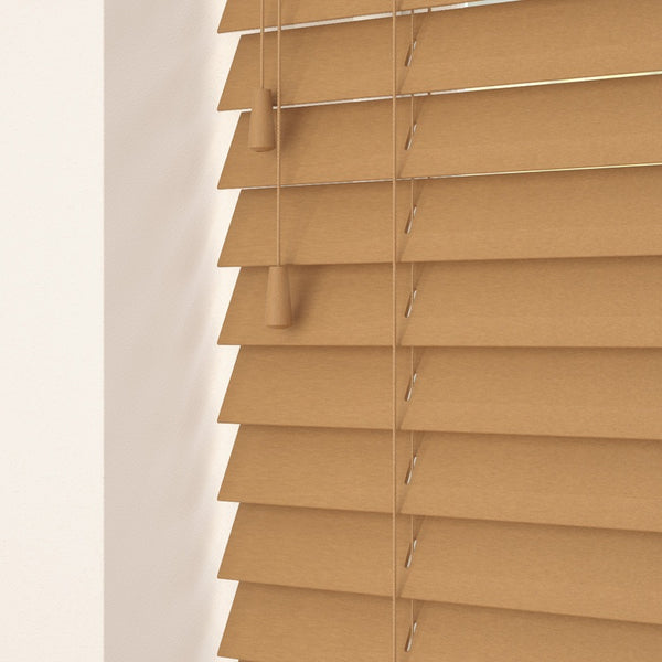 35mm Primary Wood Venetian Blinds Medium Oak