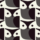 Orla Kiely - Owl Blackout Roller Blind Graphite