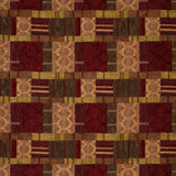 Patchwork Roman Blind Plum