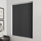 Plain PVC Vertical Blind Black