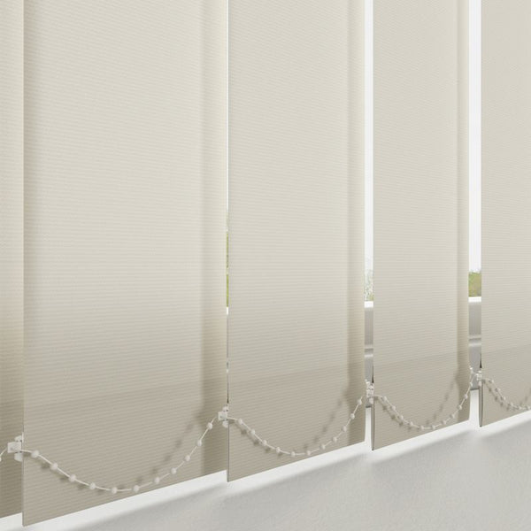 Plain PVC Vertical Blind Linen