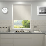Elements Blackout Roller Blind Mist White