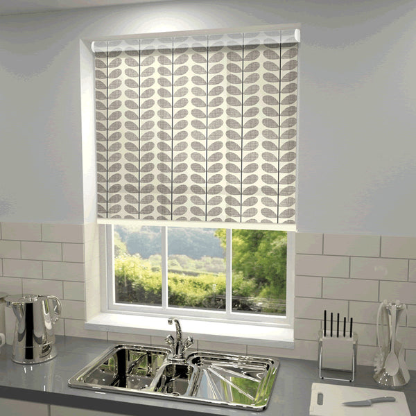 Orla Kiely - Scribble Stem Roller Blind Grey