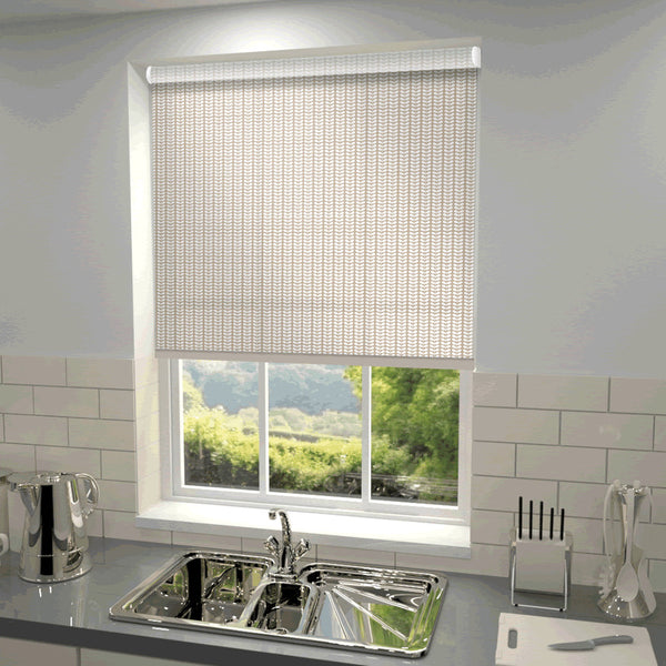 Orla Kiely - Tiny Stem Roller Blind Taupe