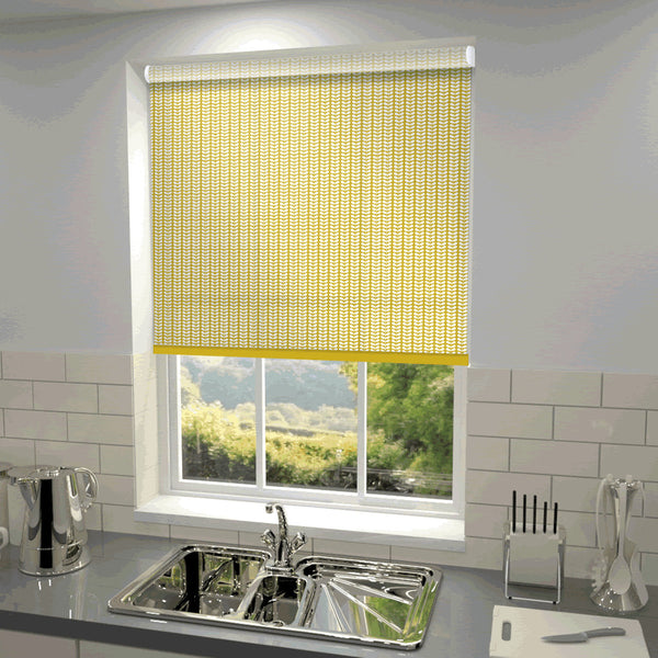Orla Kiely - Tiny Stem Roller Blind Zest
