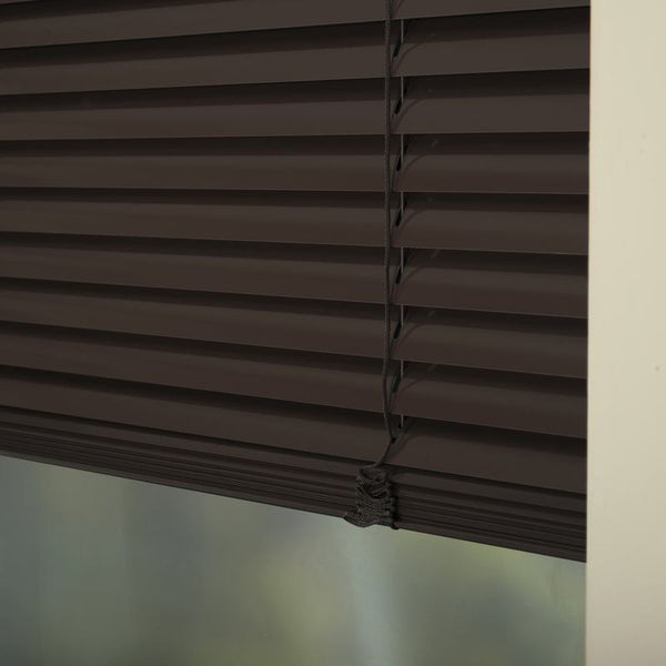 25mm Premier Aluminium Blinds Mocca