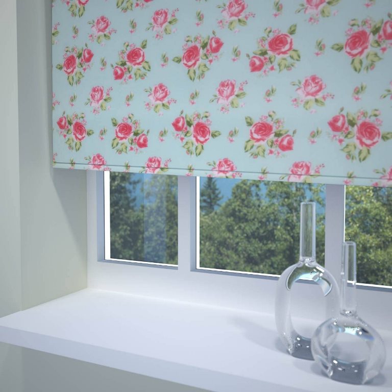 How to go shabby chic with printed and patterned window blinds