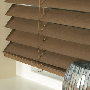 50mm Basswood Venetian Blind Walnut