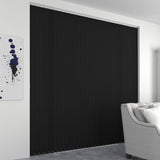 Chelsea Blackout Vertical Blind Licorice Marina
