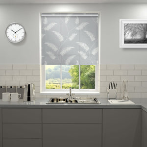 Fern Roller Blind Steel