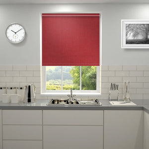 Kensington Plain Roller Blind Ruby