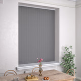 Kensington Plain Vertical Blind Flint