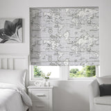 Maps Roman Blind Grey