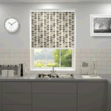 Orla Kiely - Multi Stem Blackout Roller Blind Warm Grey