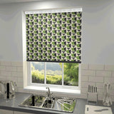 Orla Kiely - Owl Blackout Roller Blind Chalky Green