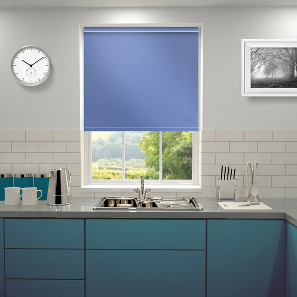 Plain Blackout PVC Roller Blind Surf