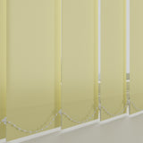Plain PVC Vertical Blind Buttercup