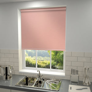Elements Blackout Roller Blind Dusky Rose