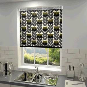 Orla Kiely - Rosebud Roller Blind Moss