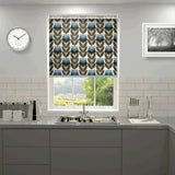 Orla Kiely - Rosebud Roller Blind Powder Blue
