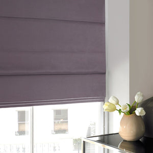 Satin Roman Blind Flint