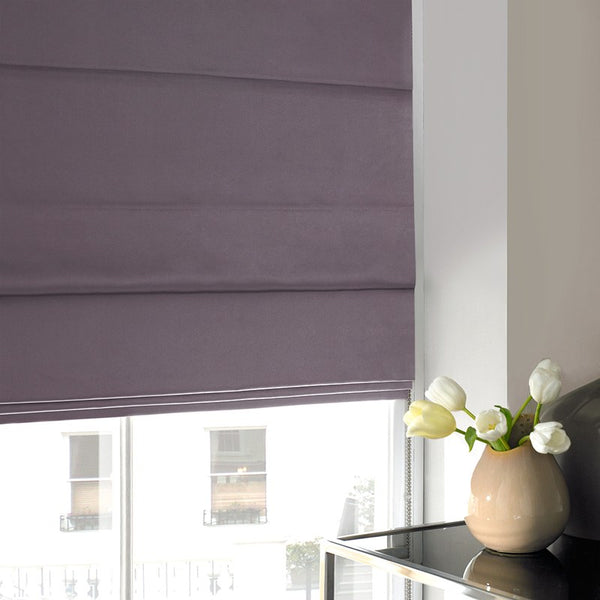Satin Roman Blind Flint