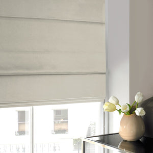Satin Roman Blind Fog