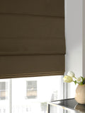Satin Roman Blind Mocha