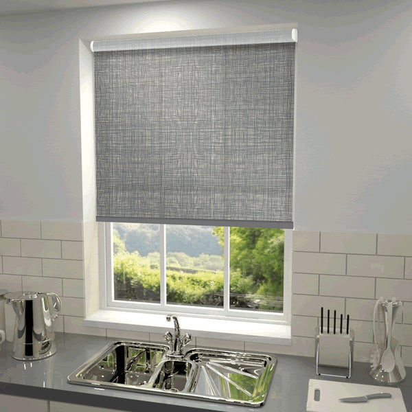 Orla Kiely - Scribble Roller Blind Cool Grey