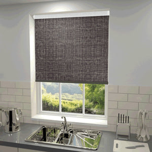 Orla Kiely - Scribble Blackout Roller Blind Gunmetal