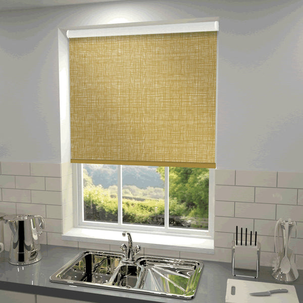 Orla Kiely - Scribble Blackout Roller Blind Olive