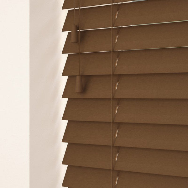 50mm Primary Wood Venetian Blinds Walnut